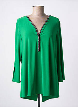 Blouse manches longues manches longues vert JOSEPH RIBKOFF femme