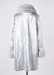 Manteau long argent JOSEPH RIBKOFF pour femme seconde vue