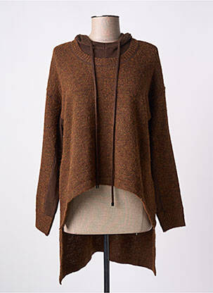 Pull marron CPC pour femme