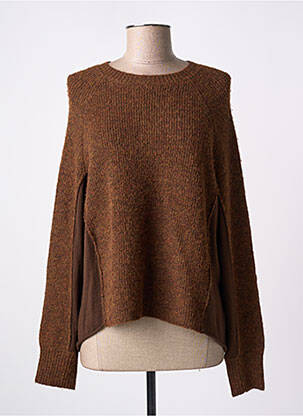 Pull marron CPC pour femme