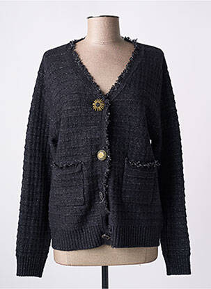 Veste casual noir LEO & UGO pour femme