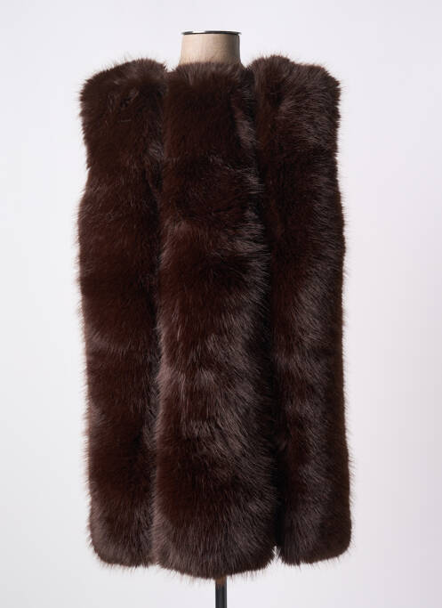 Blouson marron CHARMING SMILE pour femme