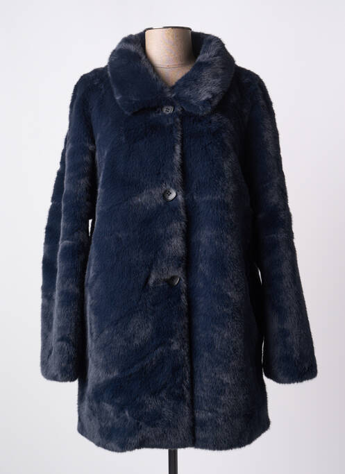 Manteau court bleu CHARMING SMILE pour femme