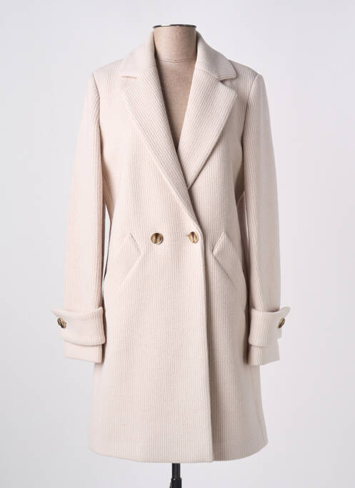 Manteau long beige BEAUMONT pour femme
