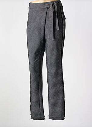 Pantalon slim taille haute taille haute noir BEATE HEYMANN femme