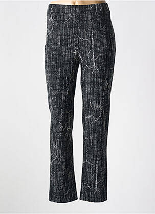 Pantalon droit stretch taille normale noir JOSEPH RIBKOFF femme