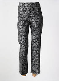 Pantalon 7/8 taille haute taille haute gris LOLA CASADEMUNT femme