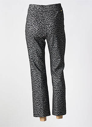 Pantalon 7/8 taille haute taille haute gris LOLA CASADEMUNT femme