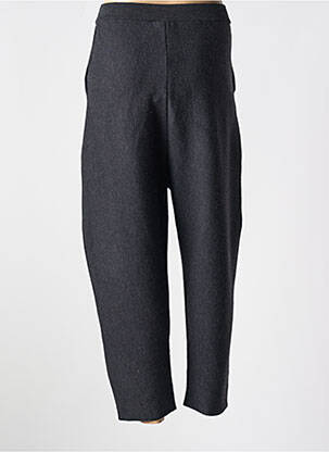 Pantalon 7/8 taille haute taille haute gris CPC femme