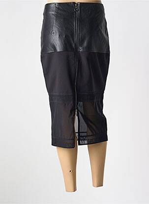 Jupe mi-longue taille à pinces noir SPORTALM femme