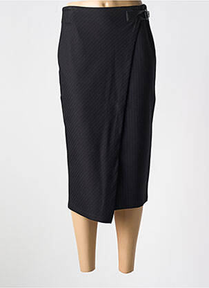 Jupe mi-longue stretch noir TINTA STYLE femme
