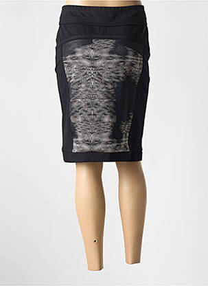 Jupe mi-longue coupe droite noir BEATE HEYMANN femme