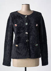 Gilet manches longues noir LAFTY LIE pour femme seconde vue