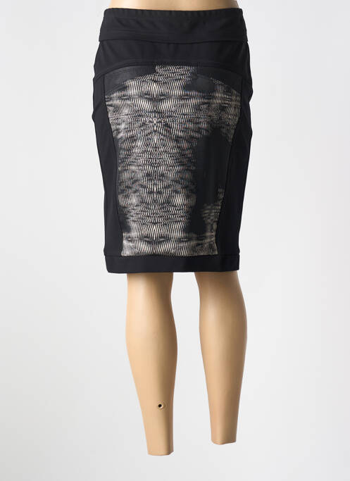 Jupe mi-longue coupe droite noir BEATE HEYMANN femme