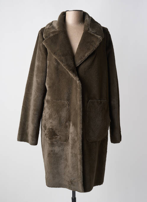 Manteau long vert BEAUMONT pour femme