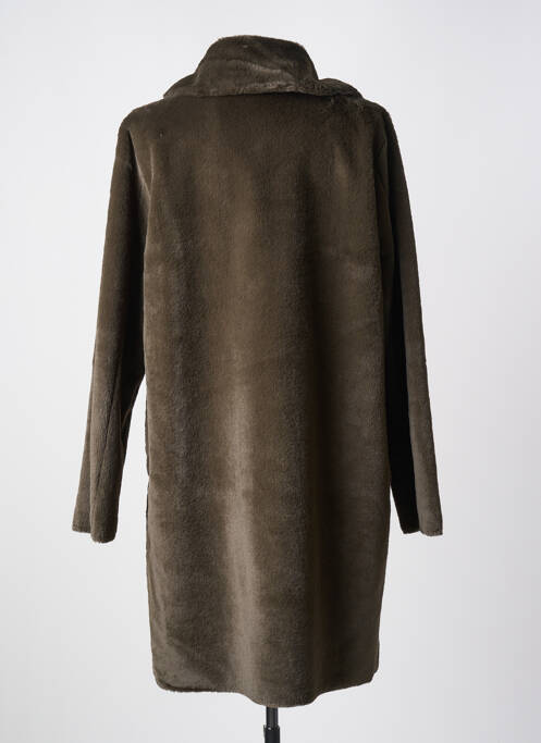 Manteau long vert BEAUMONT pour femme