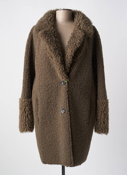 Manteau long vert BEAUMONT pour femme