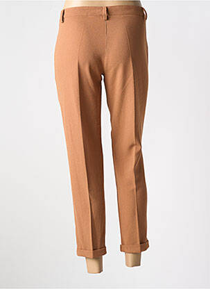 Pantalon 7/8 fermeture zippée sous rabat boutonné beige PAKO LITTO femme