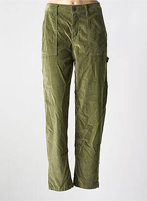 Pantalon droit vert PAKO LITTO pour femme