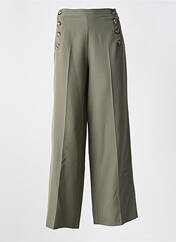 Pantalon droit vert RUE DES ABBESSES pour femme seconde vue