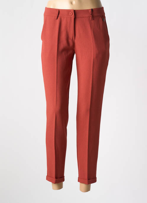 Pantalon 7/8 orange PAKO LITTO pour femme