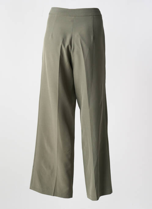Pantalon droit vert RUE DES ABBESSES pour femme