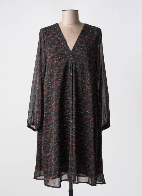 Robe courte noir RUE DES ABBESSES pour femme