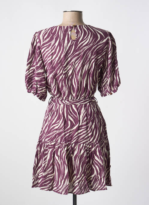 Robe courte violet GRACE & MILA pour femme