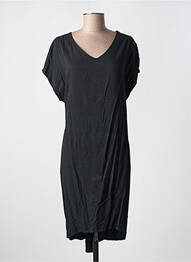 Robe courte manches courtes manches courtes noir QUATTRO femme