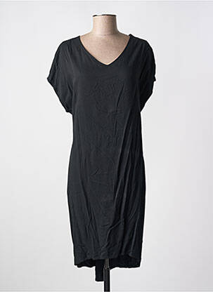 Robe courte manches courtes manches courtes noir QUATTRO femme