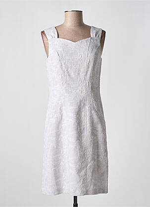 Robe mi-longue sans manche sans manche bleu QUATTRO femme