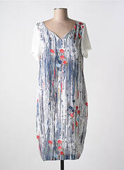 Robe mi-longue bleu QUATTRO pour femme seconde vue
