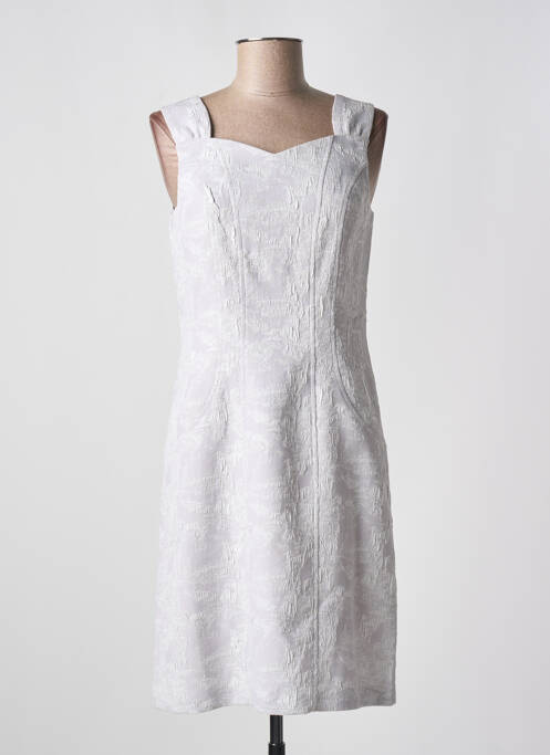 Robe mi-longue bleu QUATTRO pour femme