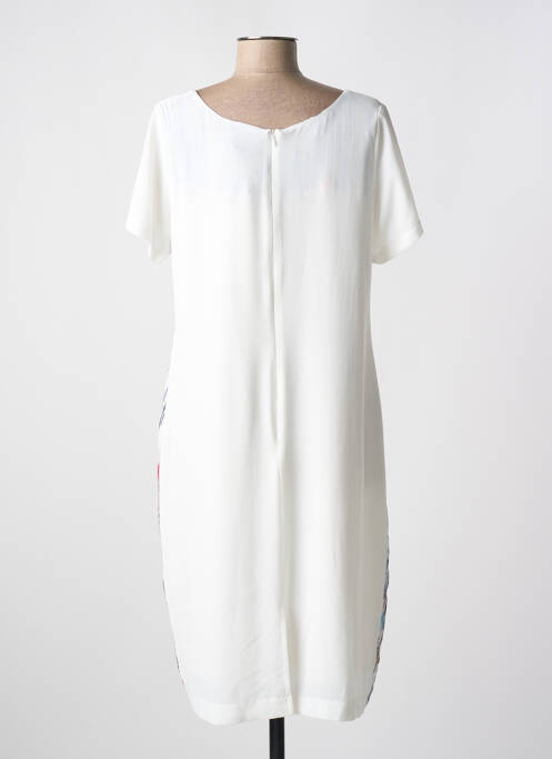 Robe mi-longue bleu QUATTRO pour femme