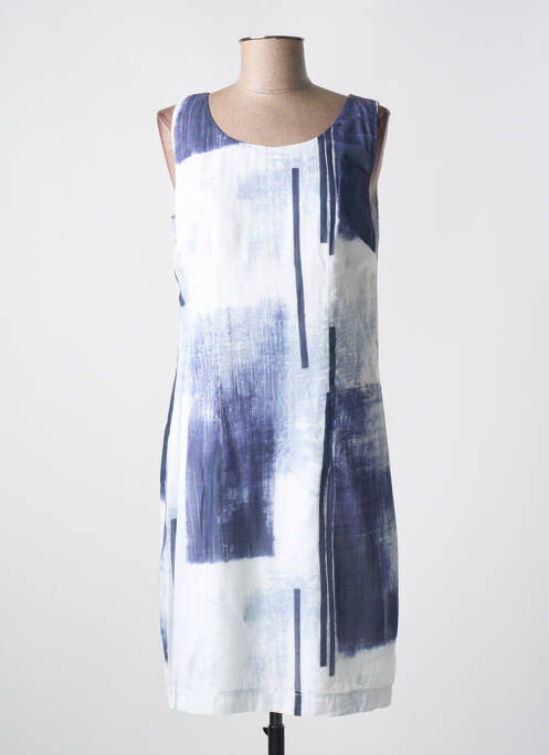 Robe mi-longue bleu QUATTRO pour femme