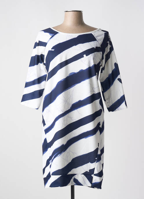 Robe courte bleu QUATTRO pour femme