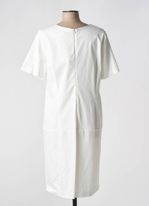 Robe mi-longue beige QUATTRO pour femme