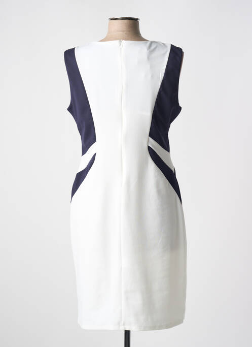 Robe mi-longue bleu QUATTRO pour femme