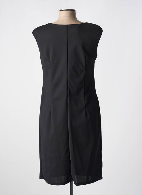 Robe mi-longue noir QUATTRO pour femme