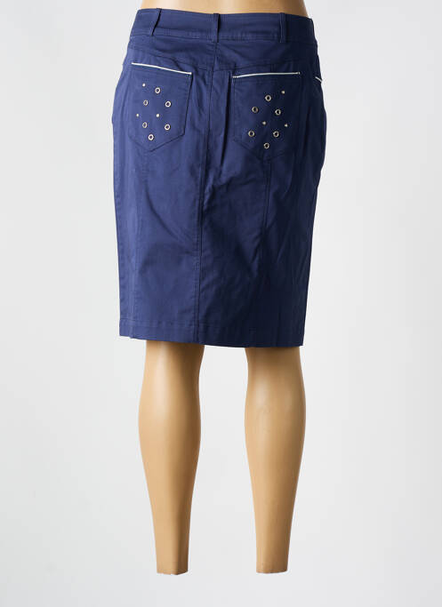 Jupe mi-longue bleu QUATTRO pour femme