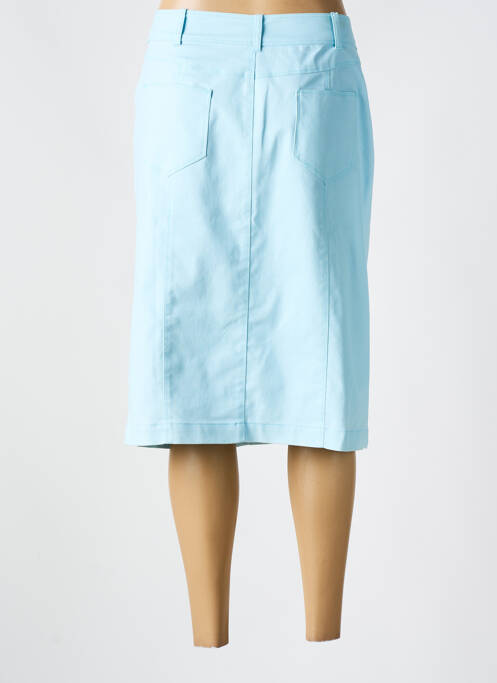 Jupe mi-longue bleu QUATTRO femme