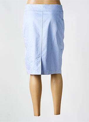 Jupe mi-longue taille normale bleu QUATTRO femme