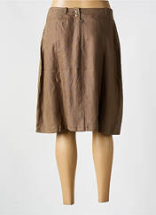 Jupe mi-longue marron QUATTRO pour femme seconde vue