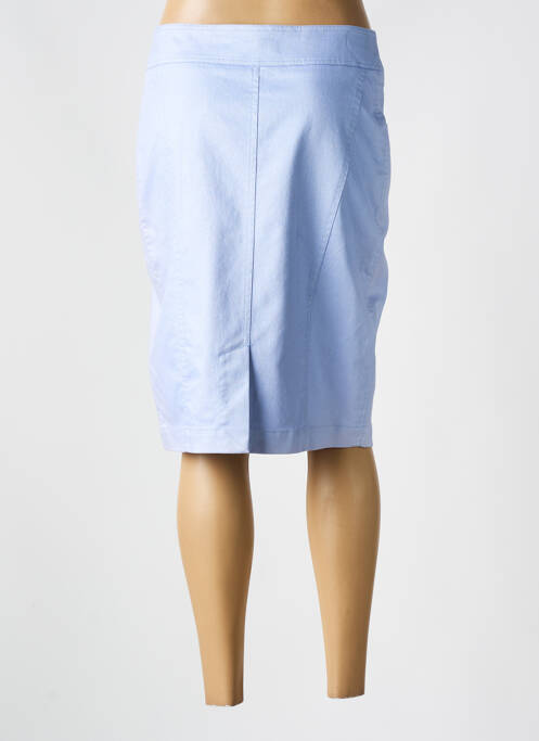 Jupe mi-longue taille normale bleu QUATTRO femme