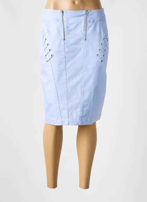 Jupe mi-longue bleu QUATTRO pour femme