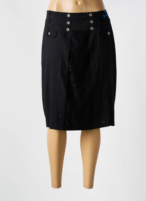 Jupe mi-longue noir QUATTRO pour femme