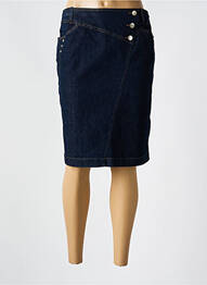 Jupe mi-longue taille normale bleu QUATTRO femme