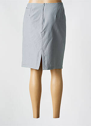 Jupe mi-longue taille à pinces gris QUATTRO femme