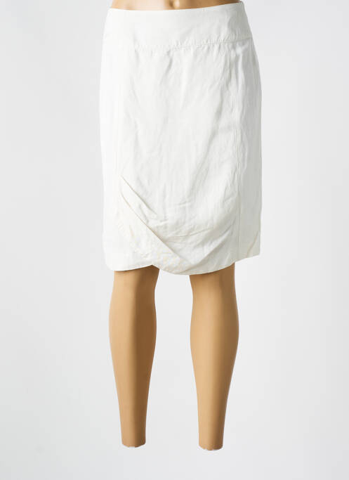 Jupe mi-longue beige QUATTRO pour femme