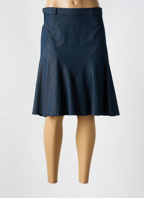 Jupe mi-longue bleu QUATTRO pour femme